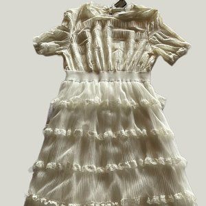 Lili Sidonio Molly Bracken White Lace Dress